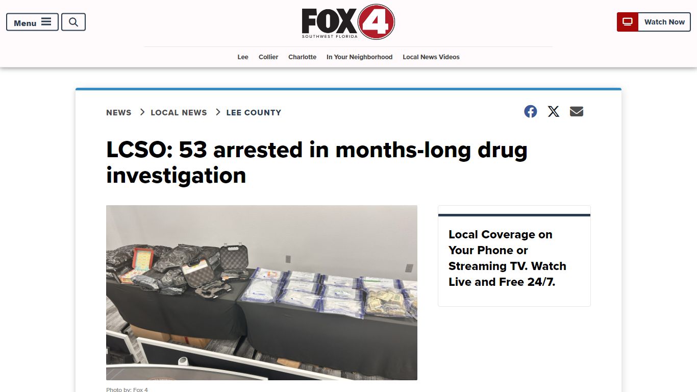 LCSO: 53 arrested in months-long drug investigation - Fox 4 News